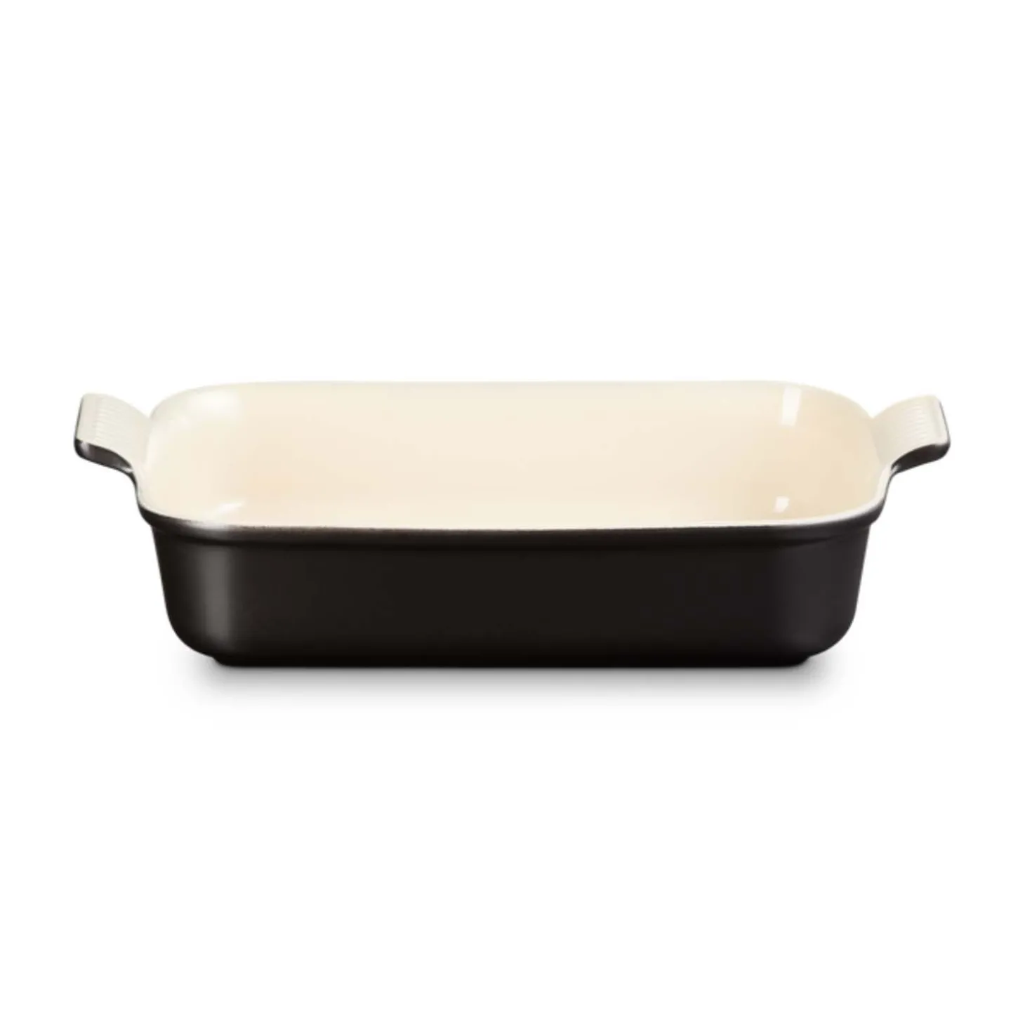 Le Creuset Stoneware Heritage 32cm Rectangular Dish - Matte Black