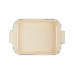Le Creuset Stoneware Heritage 32cm Rectangular Dish - Matte Black