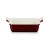Le Creuset Stoneware Heritage 19cm Rectangular Deep Dish - Garnet
