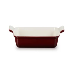 Le Creuset Stoneware Heritage 19cm Rectangular Deep Dish - Garnet