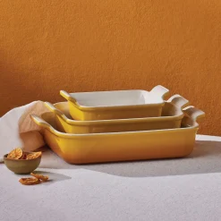 Le Creuset Stoneware Heritage 32cm Deep Rectangular Dish - Nectar