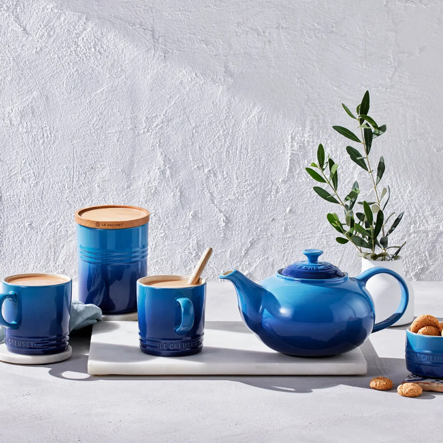 Le Creuset Stoneware 350ml Mug - Azure