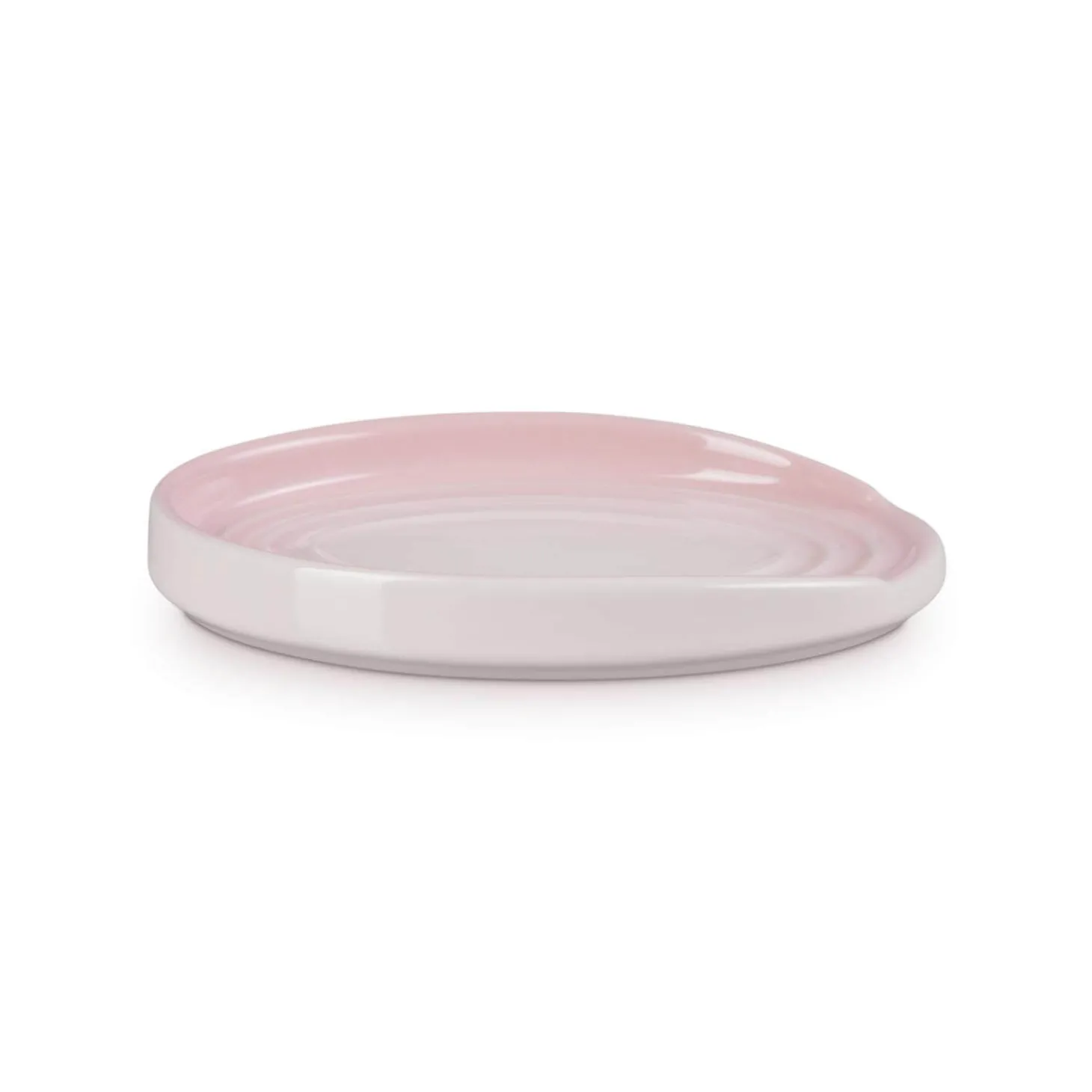 Le Creuset Stoneware Oval Spoon Rest - Shell Pink