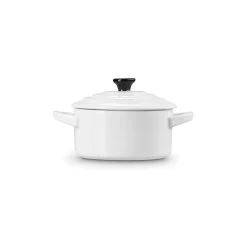 Le Creuset Stoneware Petite Round Casserole - White