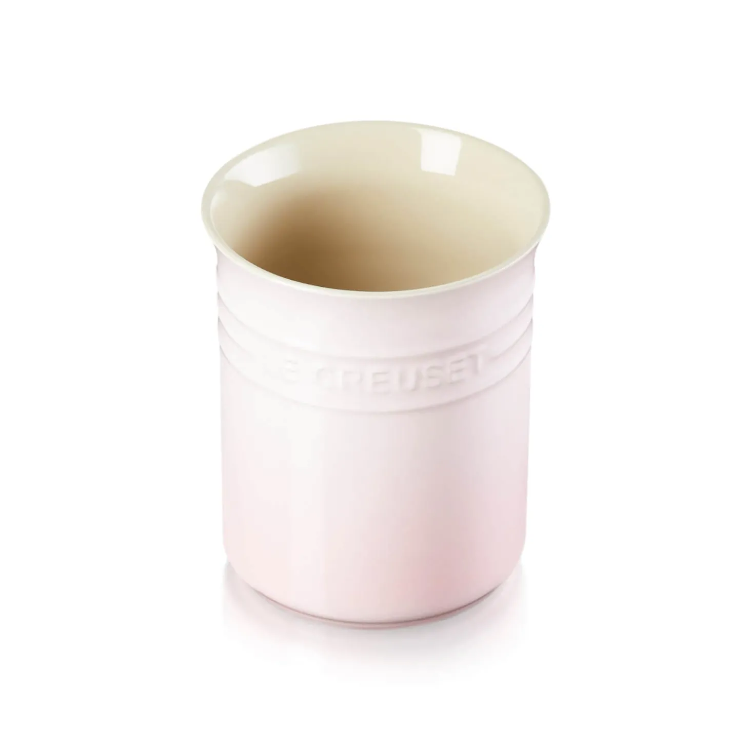 Le Creuset Stoneware Small Utensil Jar - Shell Pink