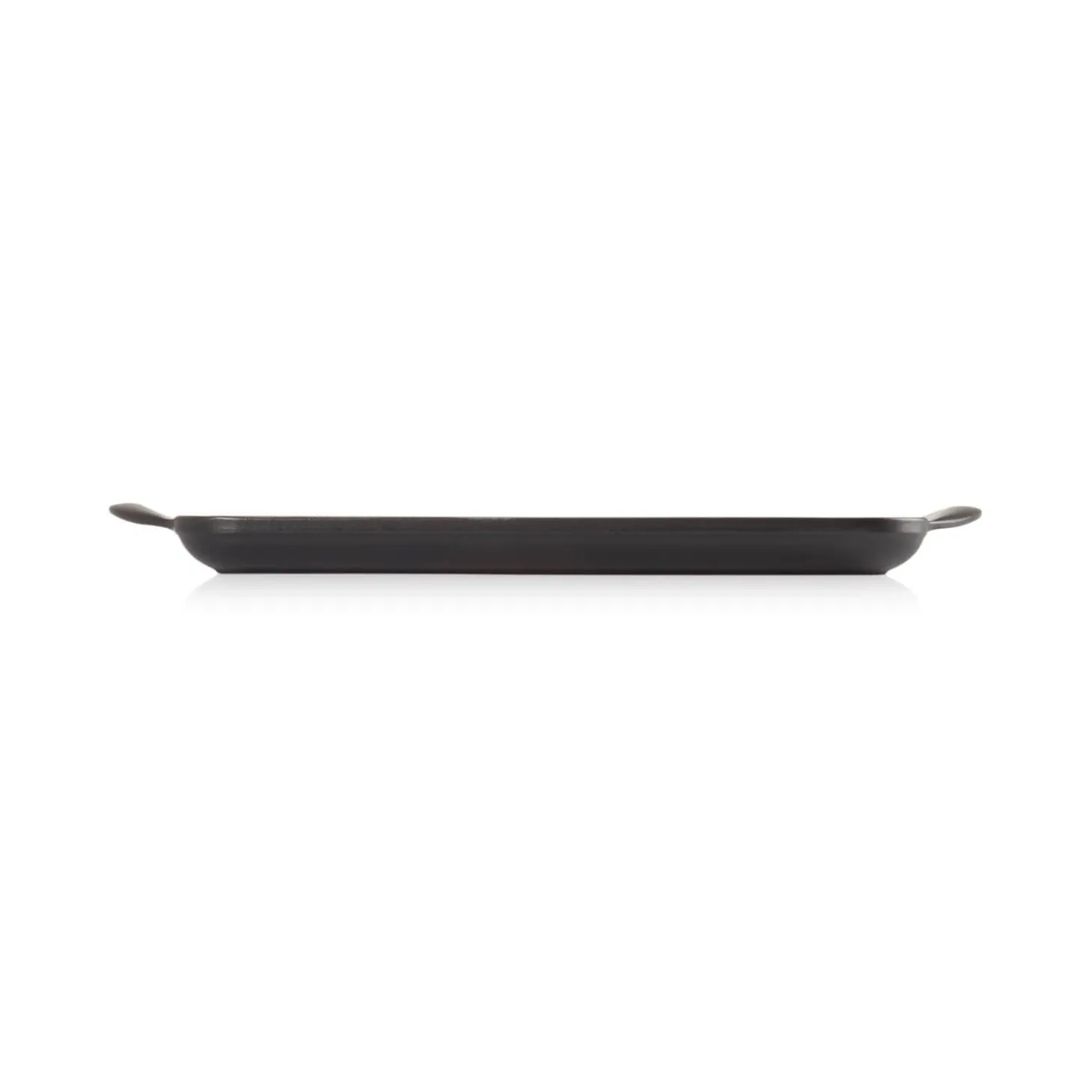 Le Creuset Traditional Cast Iron 32cm Rectangular Grill - Satin Black