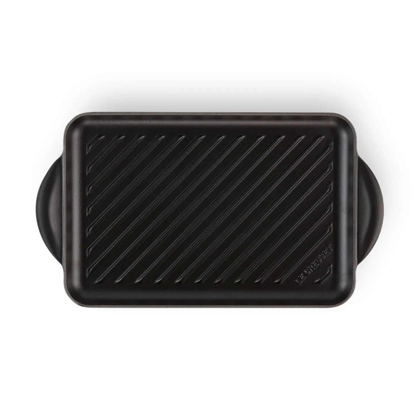 Le Creuset Traditional Cast Iron 32cm Rectangular Grill - Satin Black