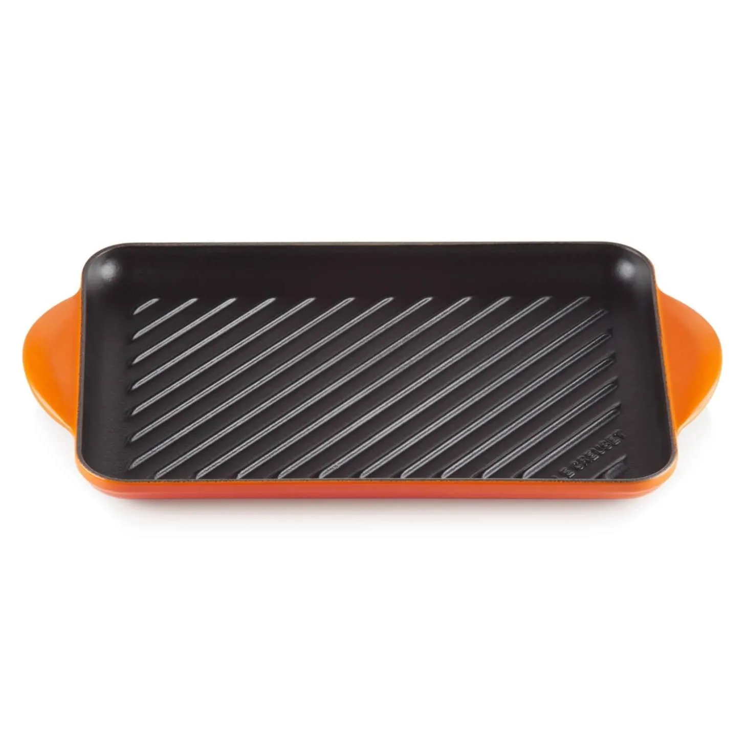Le Creuset Traditional Cast Iron 32cm Rectangular Grill - Volcanic