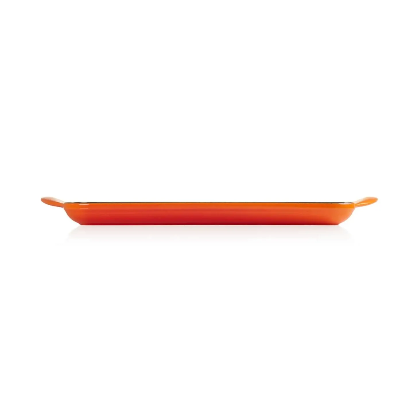 Le Creuset Traditional Cast Iron 32cm Rectangular Grill - Volcanic