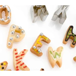 Let's Make 26 Alphabet Cookie Cutters With Storage Tin
