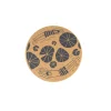 Liga Round Cork Coaster - Wild Swimmers - Grey