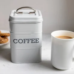 Living Nostalgia Coffee Canister - Grey