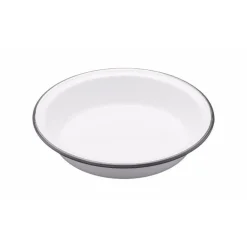 Living Nostalgia Round Enamel Pie Dish - 20cm