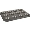 Luxe Bakeware Non-Stick Bun Pan - 12 Cup
