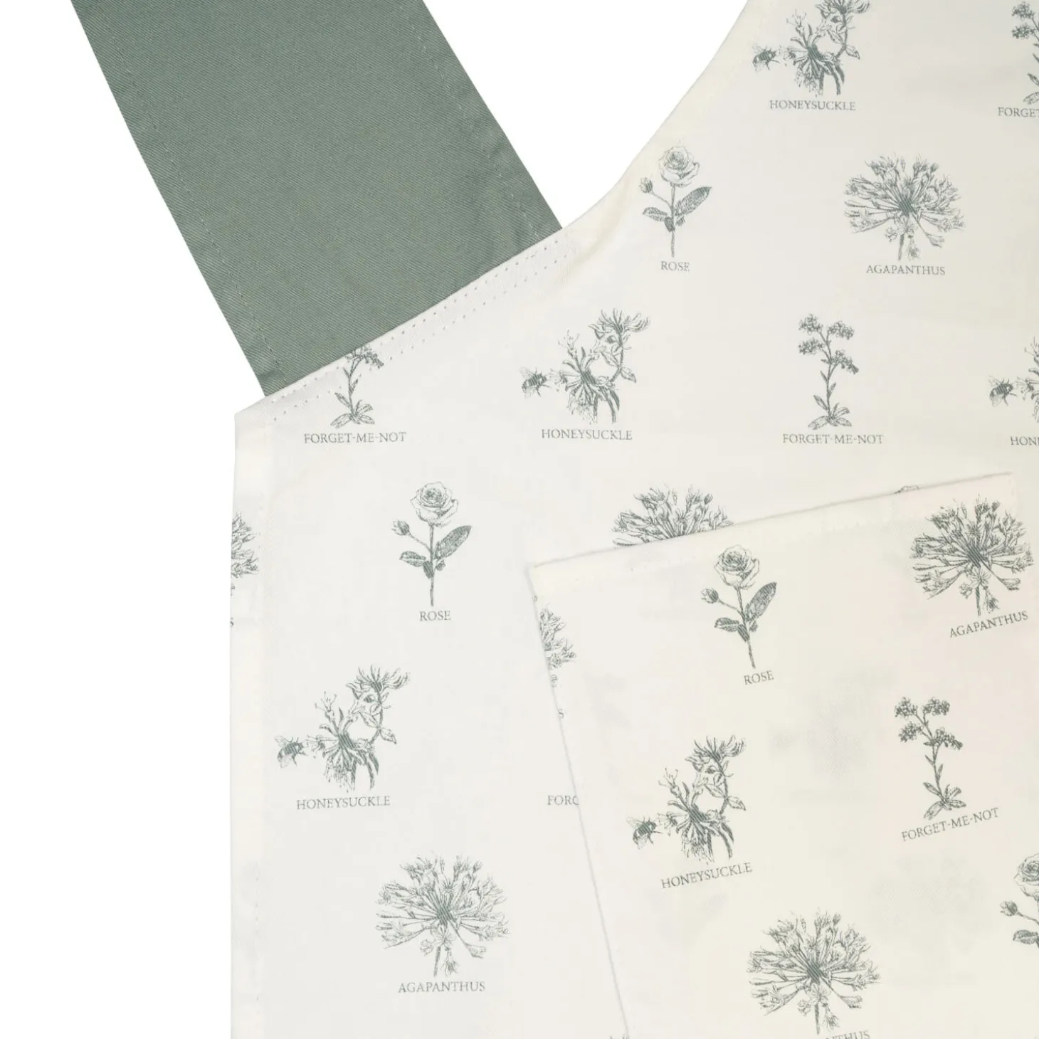 Mary Berry English Garden 100% Cotton Cross Back Apron - Birds