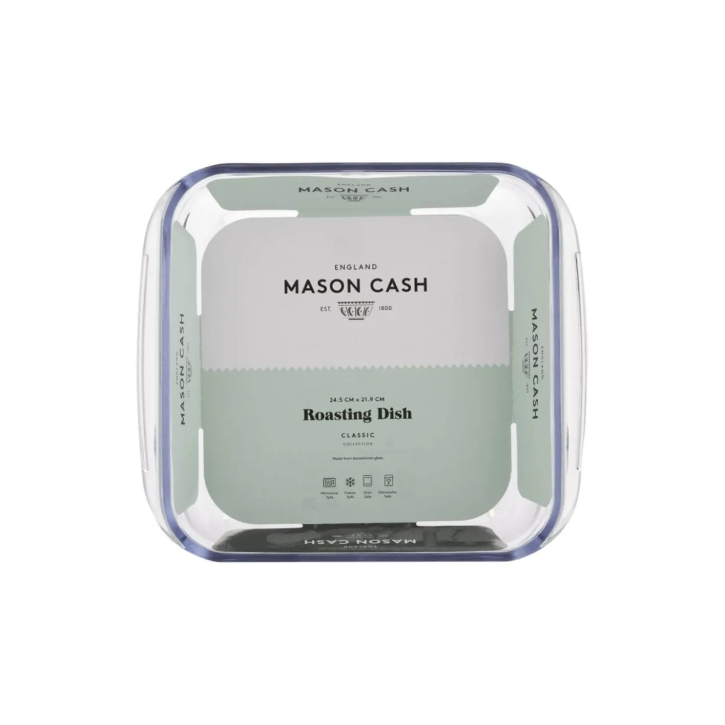 Mason Cash Classic Collection 24cm Square Glass Roasting Dish