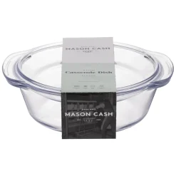Mason Cash Classic Round Glass 2 Litre Casserole Dish with Lid