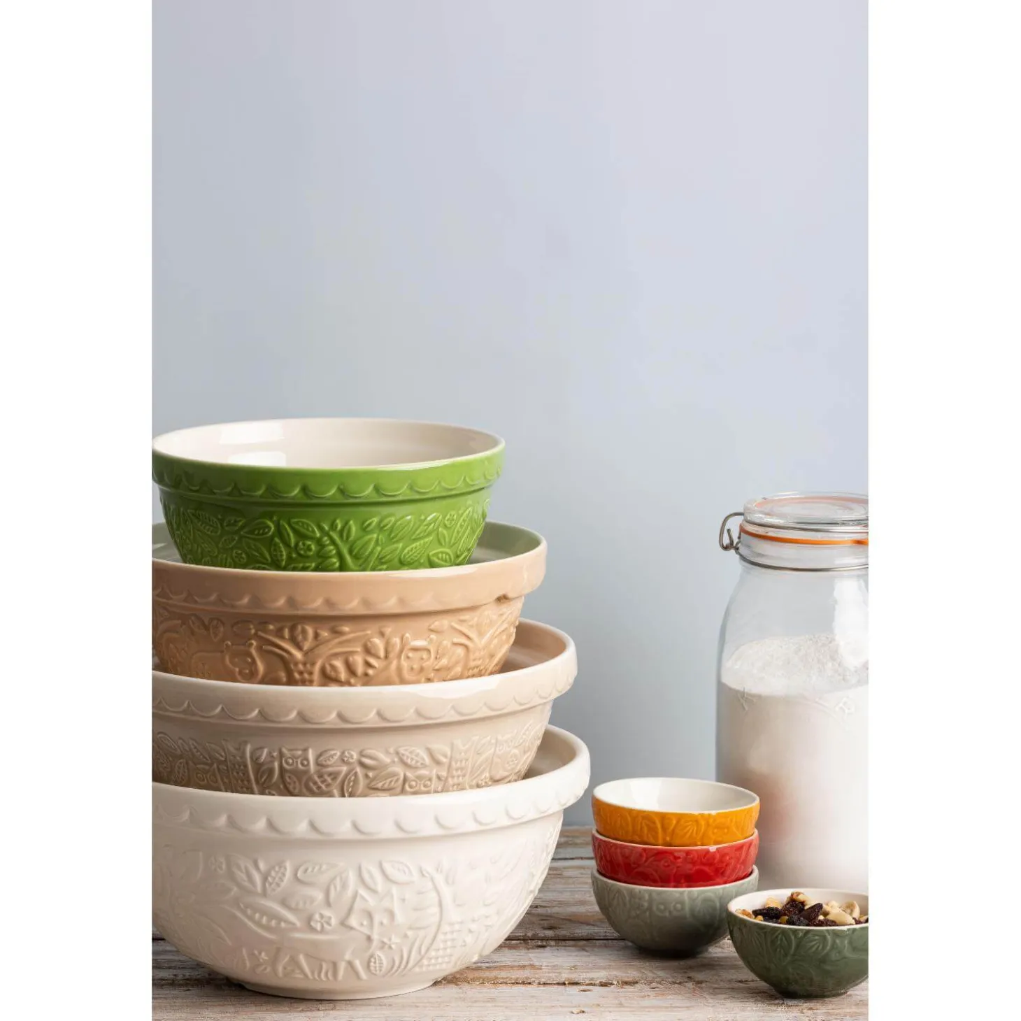 Mason Cash Colour Mix 24cm Stoneware Mixing Bowl - Cream