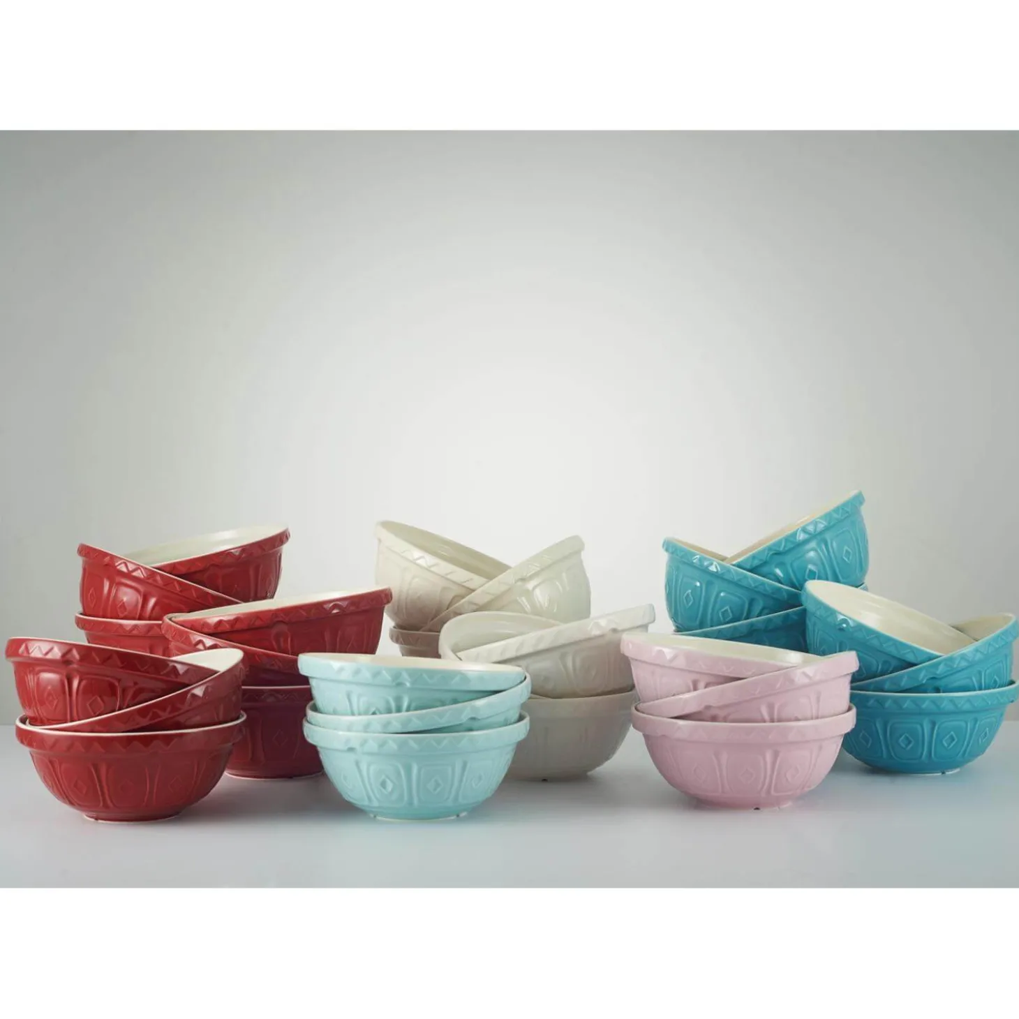 Mason Cash Colour Mix 24cm Stoneware Mixing Bowl - Cream