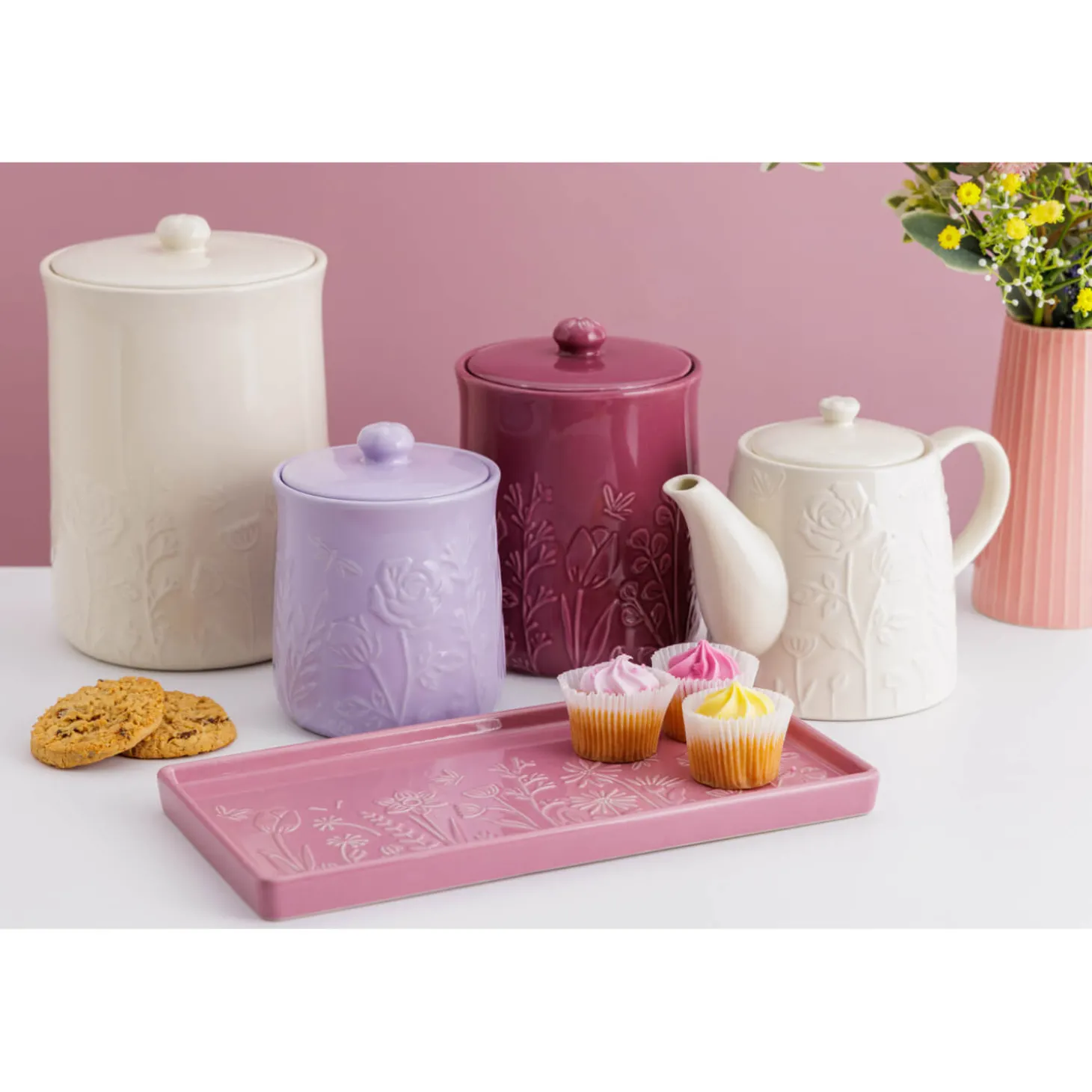 Mason Cash In The Meadow Stoneware Storage Jar - 13cm x 18cm