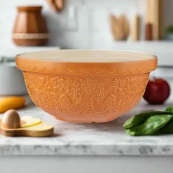 Mason Cash Stoneware Home To Roost S24 24cm Mixing Bowl - Orange