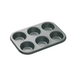 Masterclass Non-Stick Deep Baking Pan - 6 Hole