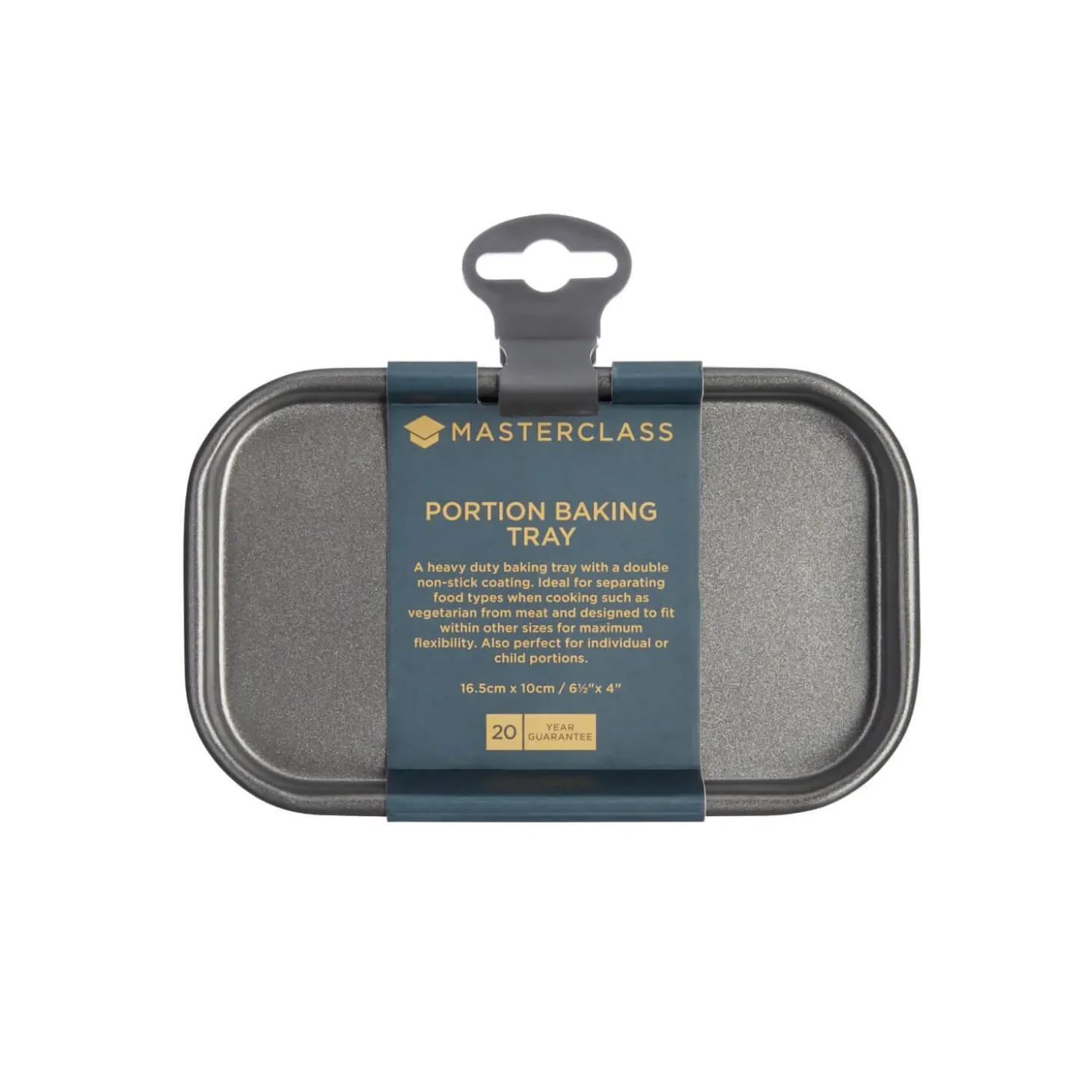Masterclass Non-Stick Rectangle Baking Tray - 16.5cm