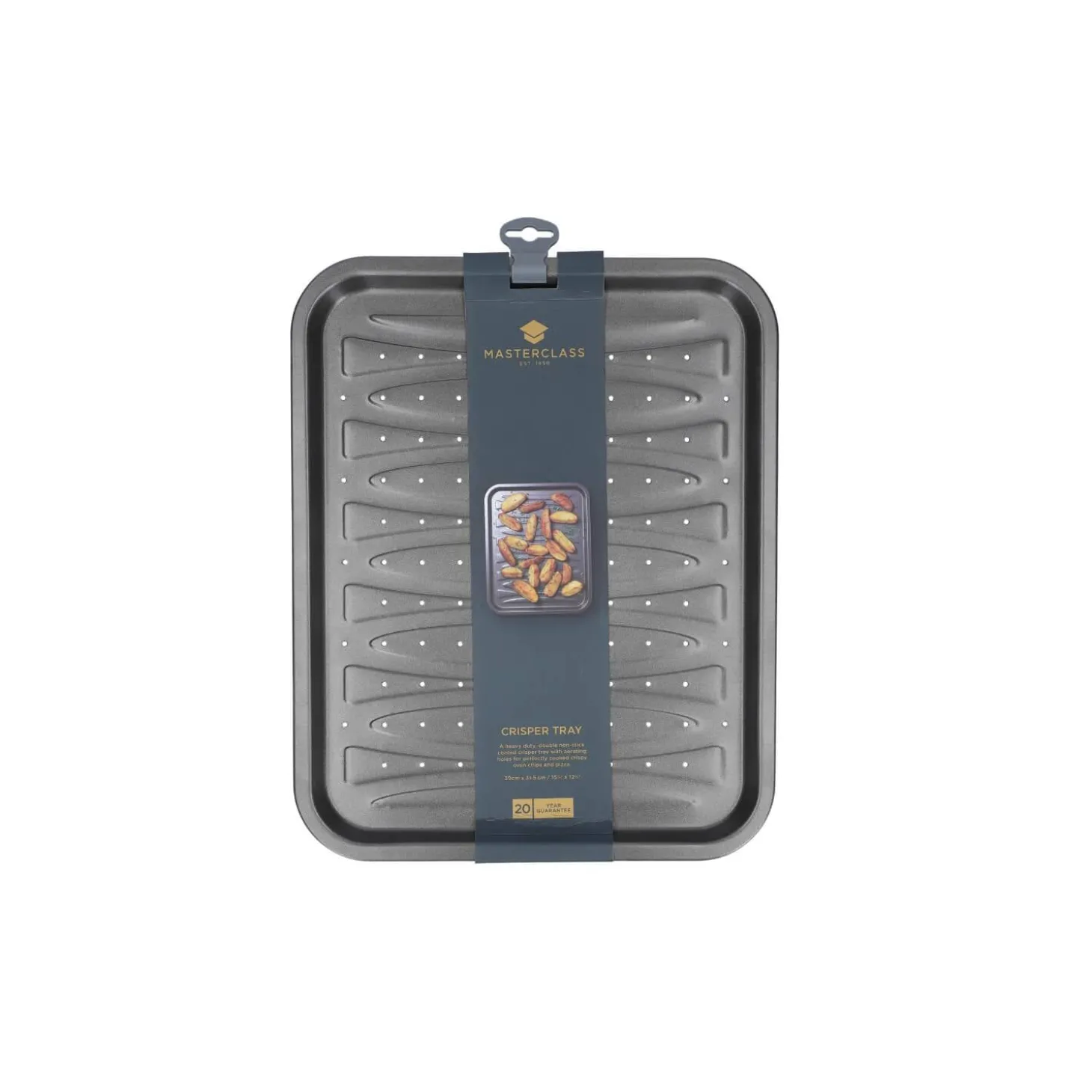Masterclass Non-Stick Rectangle Crisping Tray - 39cm