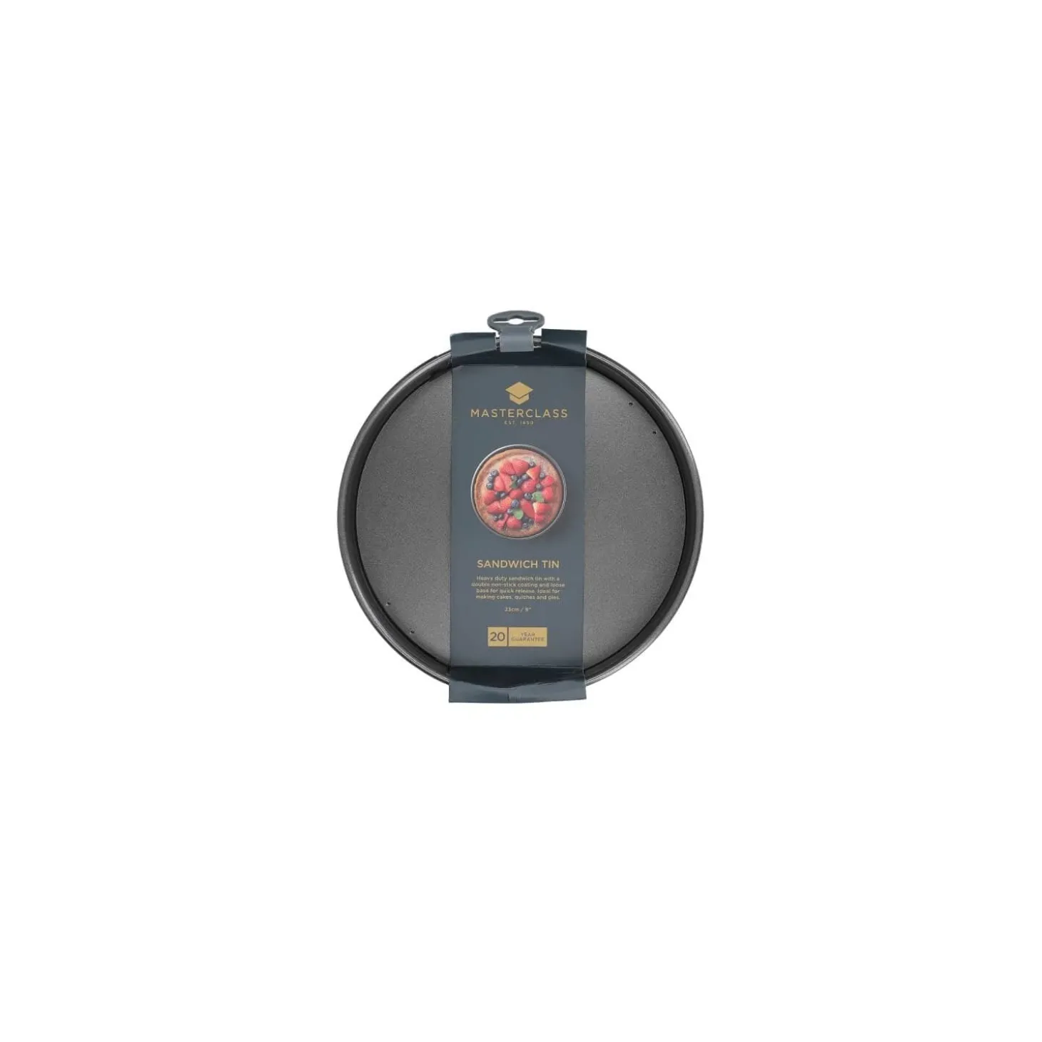 Masterclass Non-Stick Round Sandwich Tin - 23cm