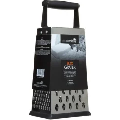 Masterclass Stainless Steel Box Grater - 4 Sided