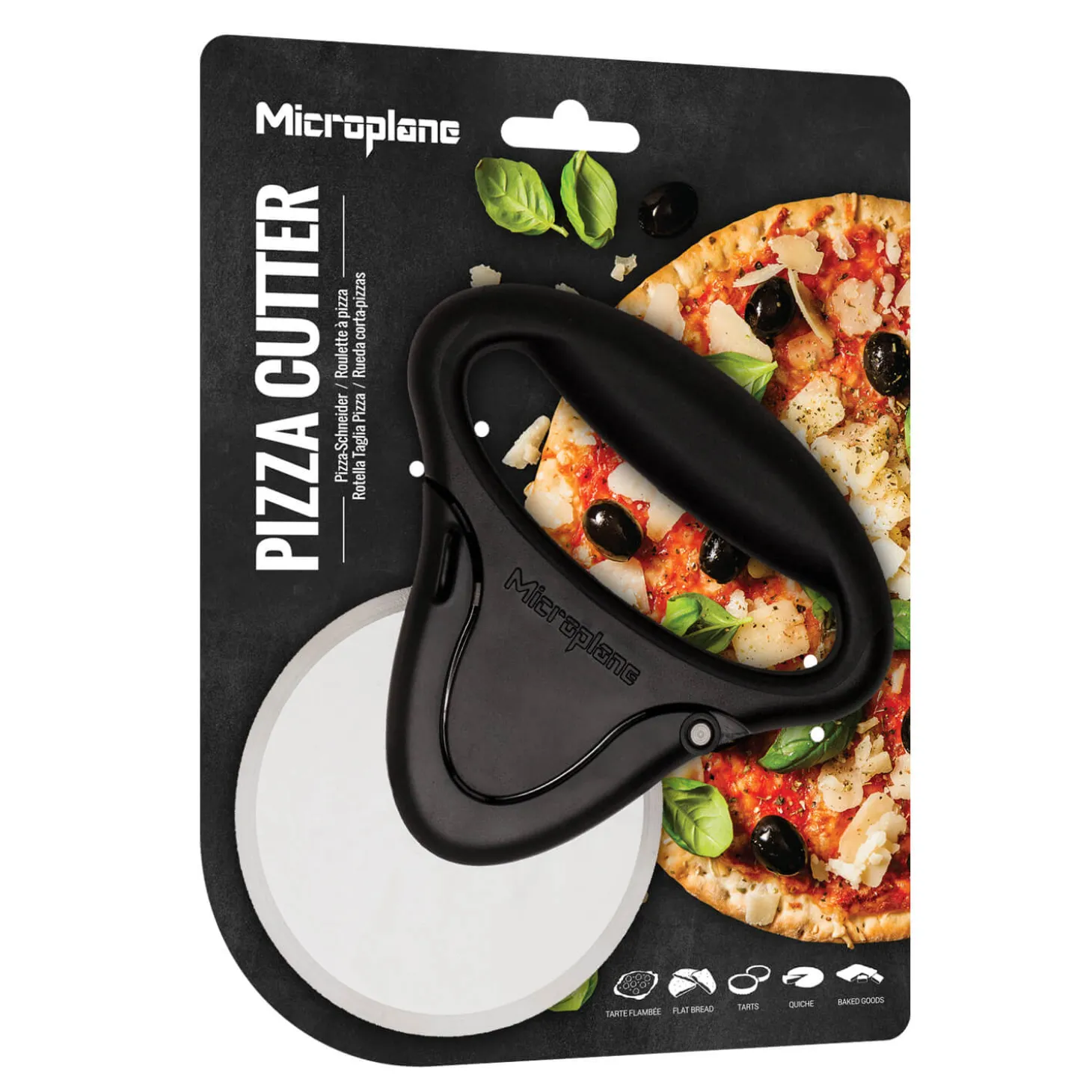 Microplane Pizza Cutter - Black