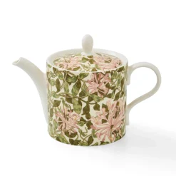 Morris & Co 4 Cup Porcelain Teapot - Honeysuckle
