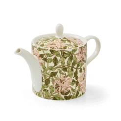 Morris & Co 4 Cup Porcelain Teapot - Honeysuckle