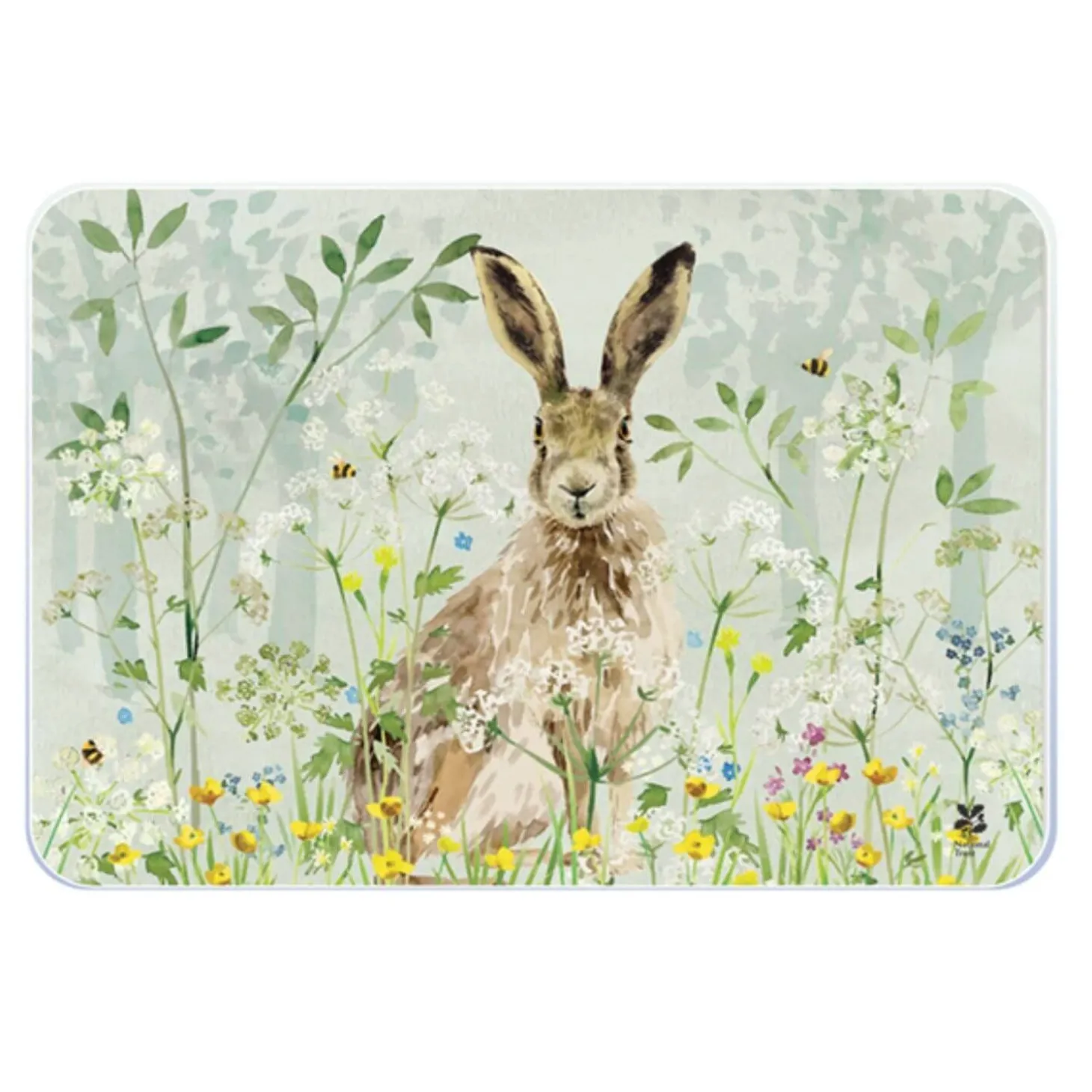 National Trust Medium Glass Workstop Saver - Hare