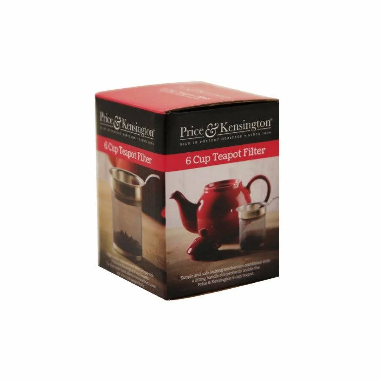 Price & Kensington 6 Cup Stainless Steel Teapot Filter