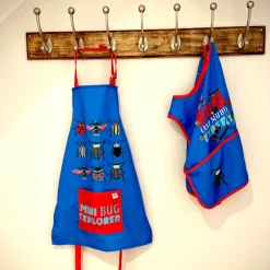 RHS 'I Bug You' RPET Childrens Messy Play Apron - Blue