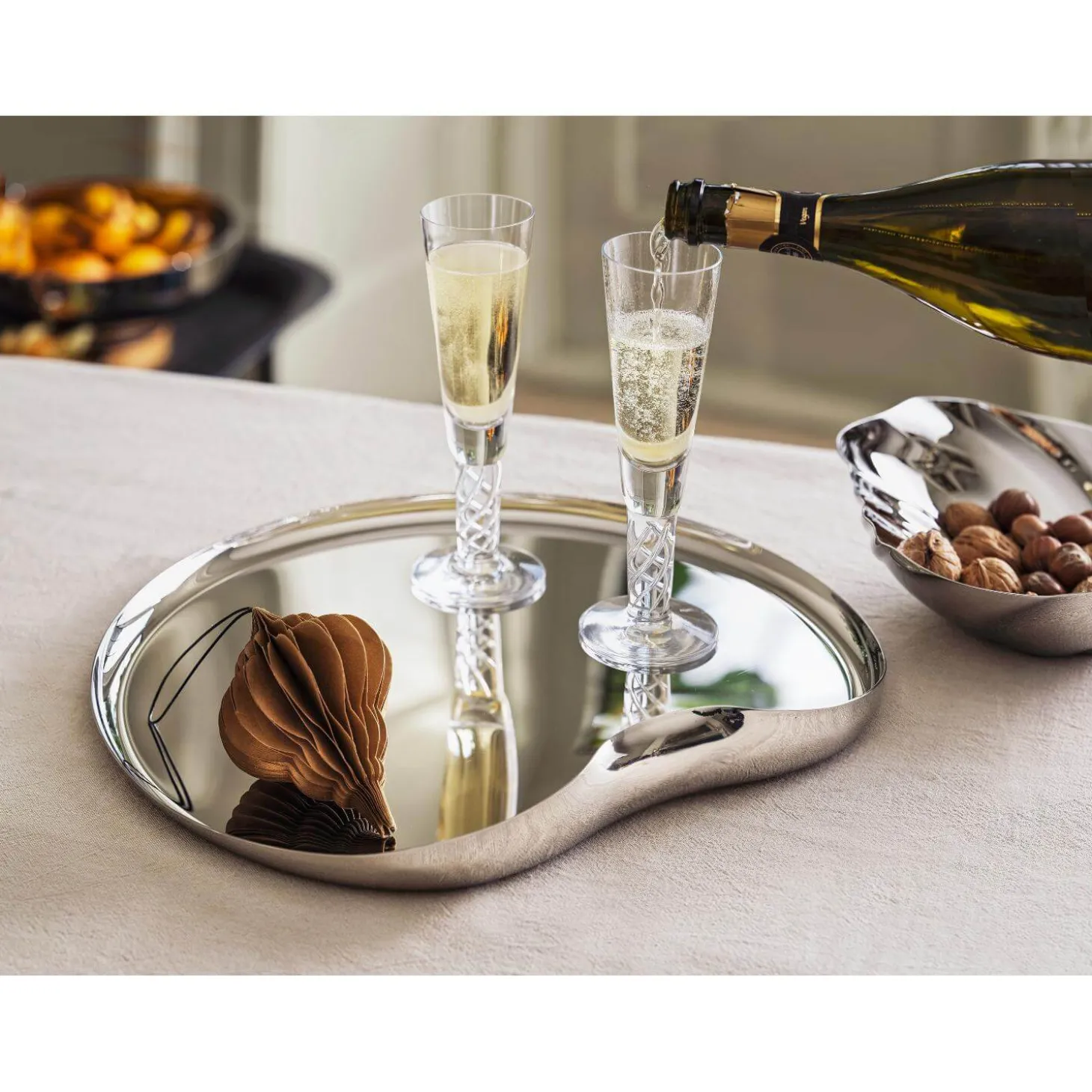 Robert Welch Cascade 18|10 Mirror Polished Stainless Steel Dish - Small