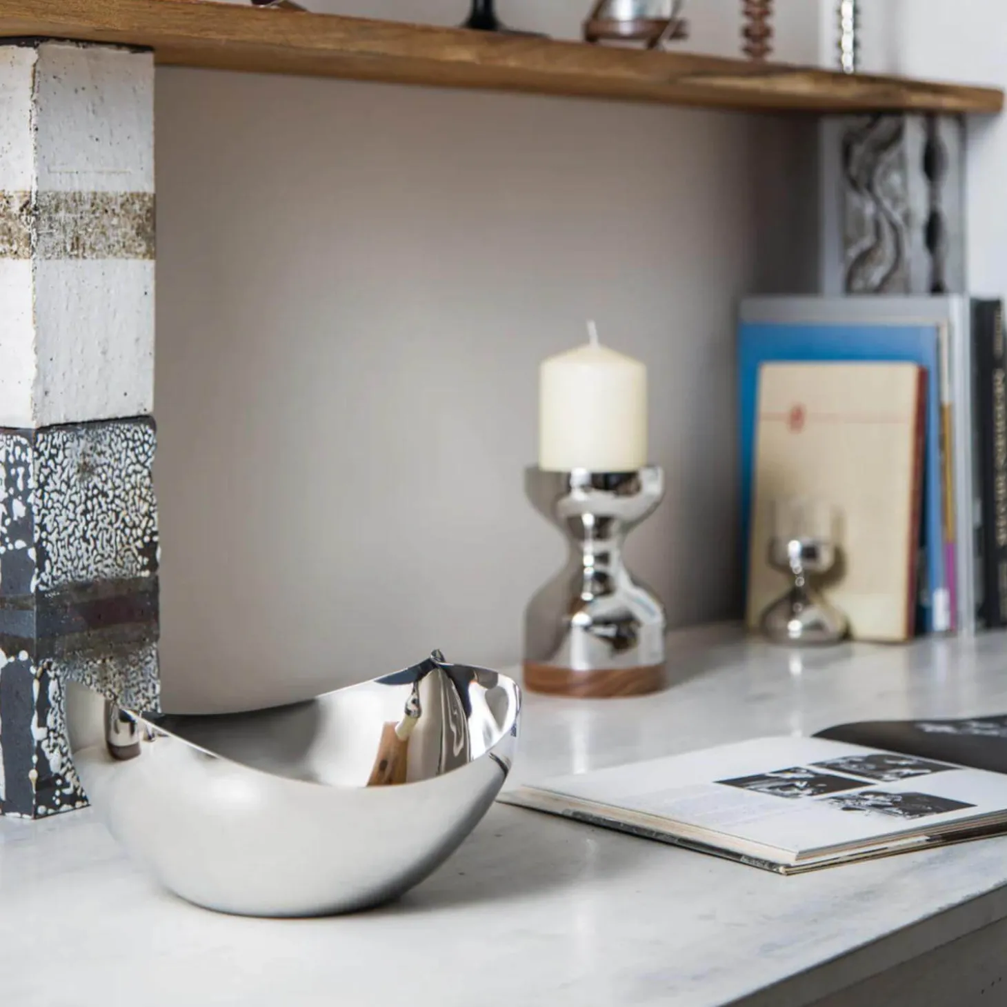 Robert Welch Drift 18|10 Mirror Polished Stainless Steel Medium Serve Bowl
