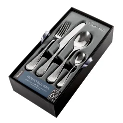 Robert Welch Honeybourne Bright Stainless Steel Cutlery Set - 24 Piece
