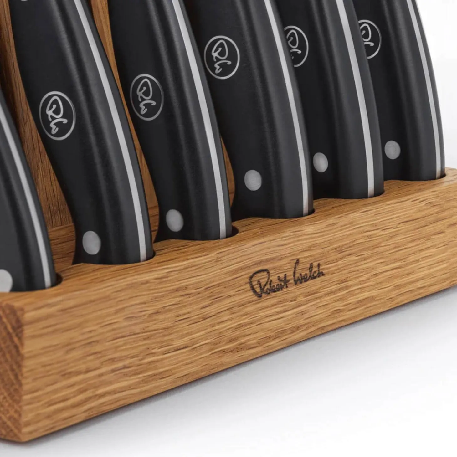 Robert Welch Professional V Angle 7 Piece Kitchen Knife Block Set