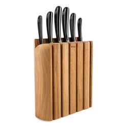 Robert Welch Signature Book 7-Piece Knife Block & Handheld Sharpener Set