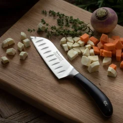 Robert Welch Signature Fluted Santoku Knife - 14cm