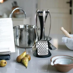 Robert Welch Signature 5 Piece Utensil Stand - Black