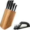 Robert Welch Signature Prism 7-Piece Knife Block & Handheld Sharpener Set