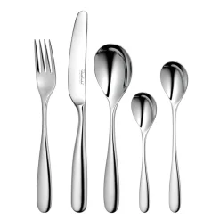 Robert Welch Stanton Bright Stainless Steel Cutlery Set - 42 Piece