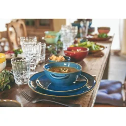 Rose & Tulipani Concerto Cobalto Indigo Blue Rectangular Tray - 32cm x 8cm