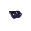 Rose & Tulipani Concerto Cobalto Indigo Blue Square Tiny Bowl - 8cm