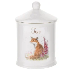 Royal Worcester Wrendale Tea Canister - Fox