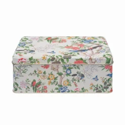Sanderson Deep Rectangular Tin - Chinolserie