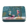 Sara Miller Christmas Small Rectangular Tin - Woodland Tales - Dark Blue